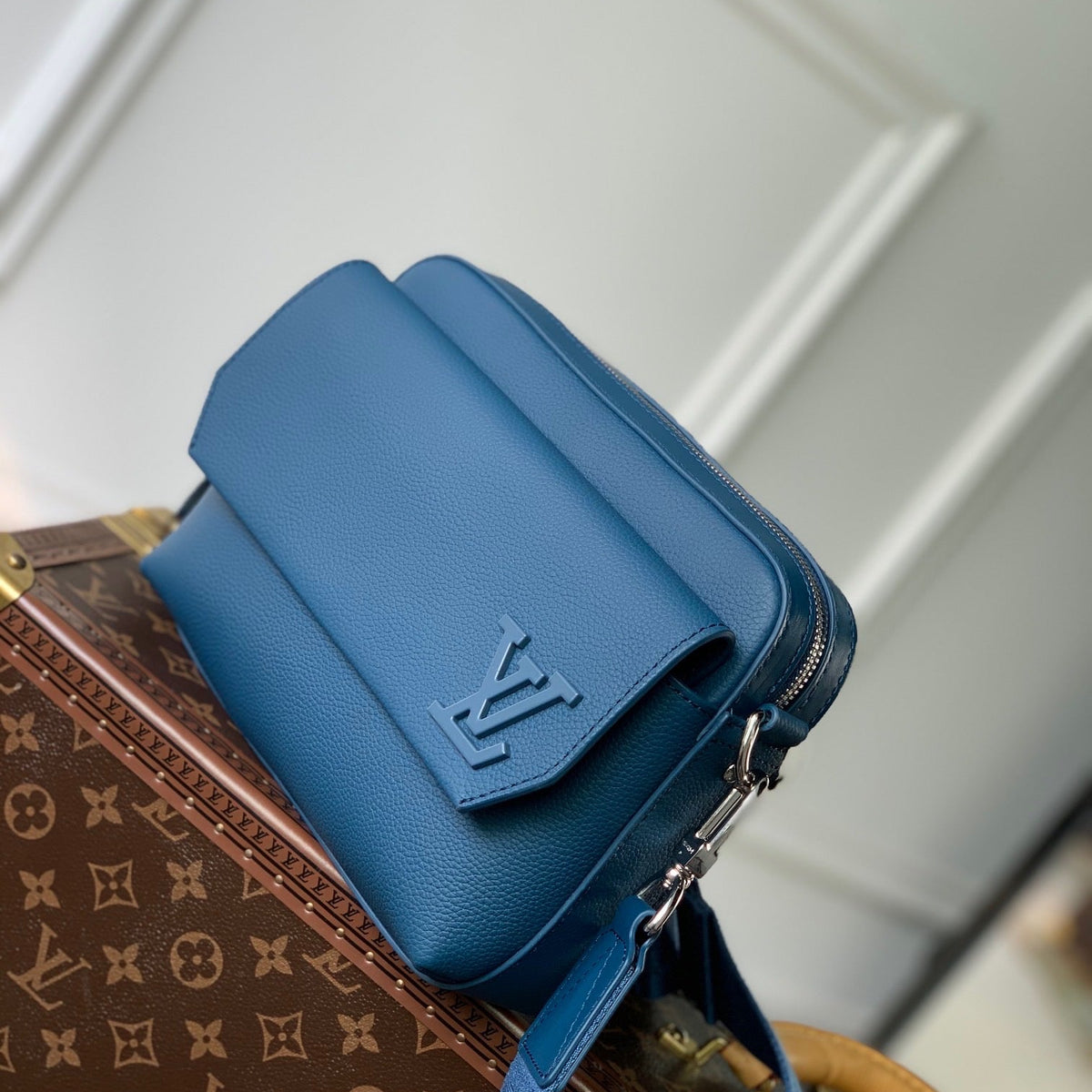 Louis Vuitton Bags- Louis Vuitton Lou Fastline Messenger Bag Luxury Designer Leather Handbag