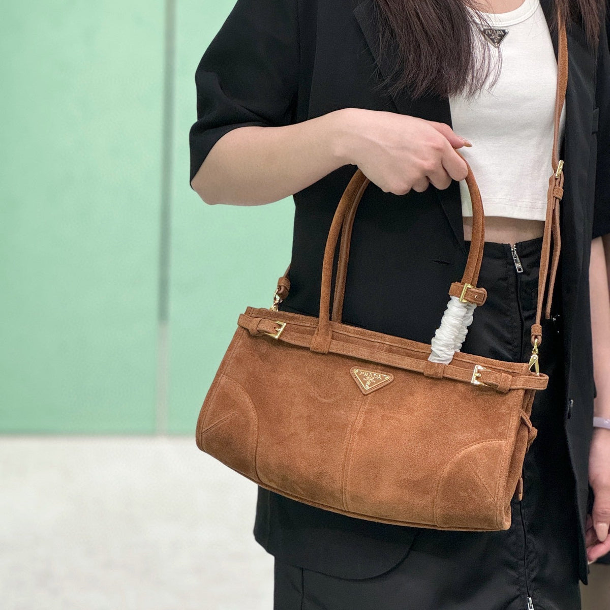 Bags- Pd Medium Leather Handbag Luxury Designer Leather Handbag