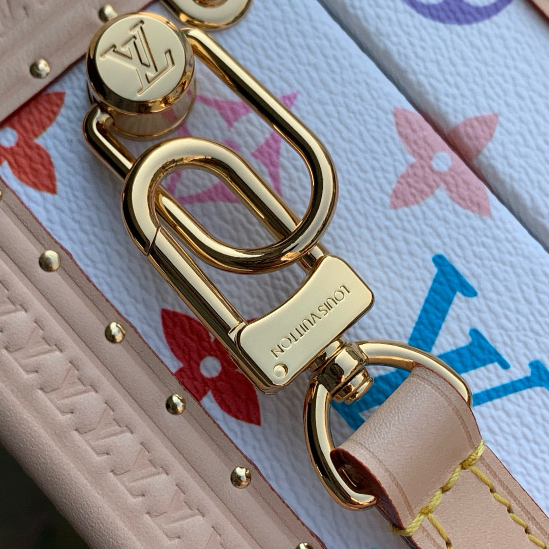 Louis Vuitton Bags- Louis Vuitton Lou x Murakami Petite Valise Bag Luxury Designer Leather Handbag