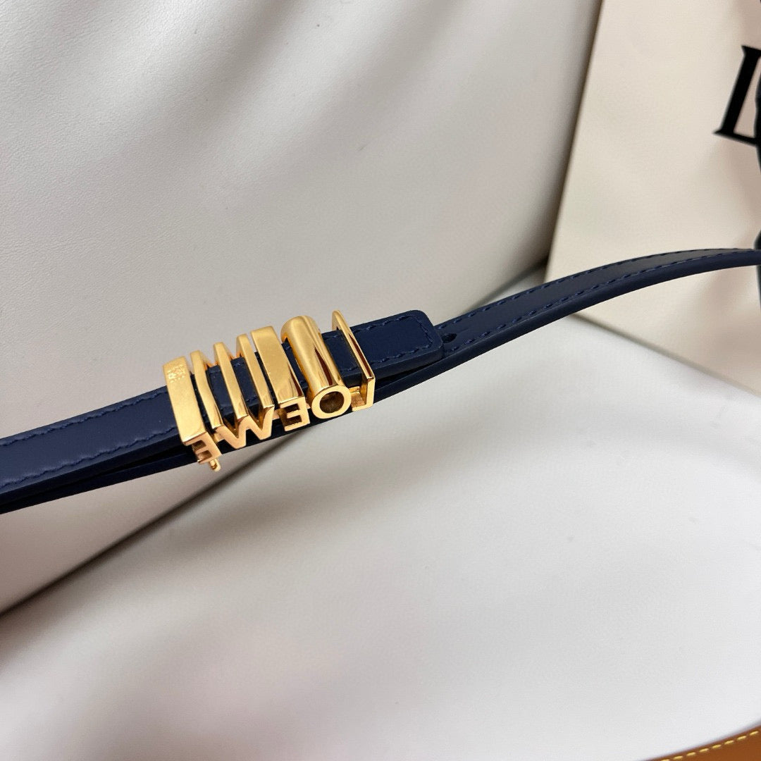 Belts- Loew Belt 1.5 Cm Premium Leather Designer Belt