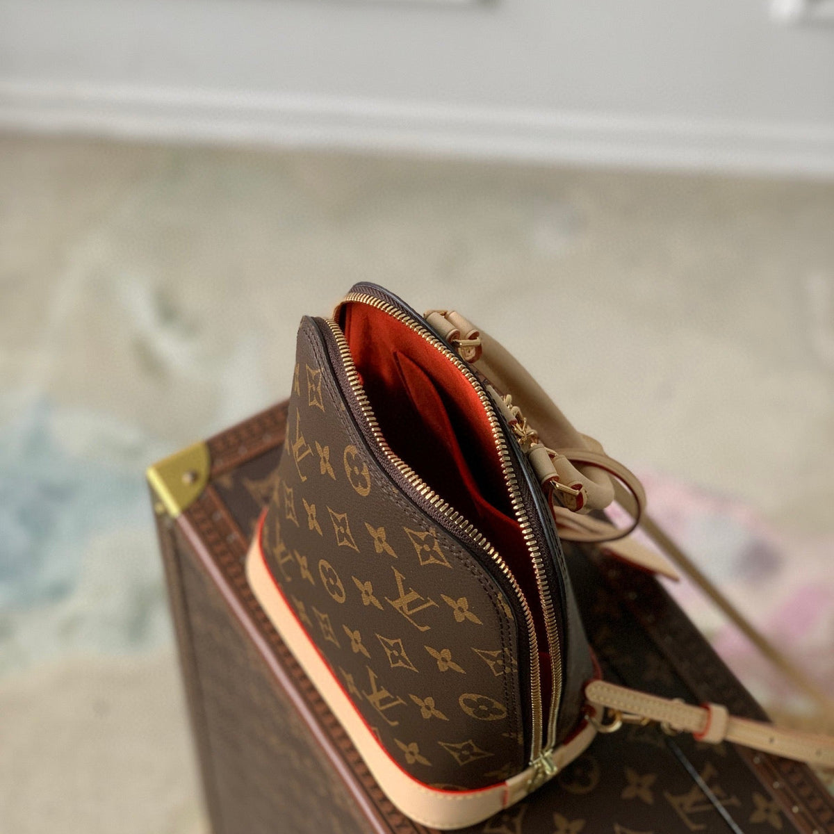 Louis Vuitton Bags- Louis Vuitton Lou Alma Backpack Luxury Designer Leather Handbag
