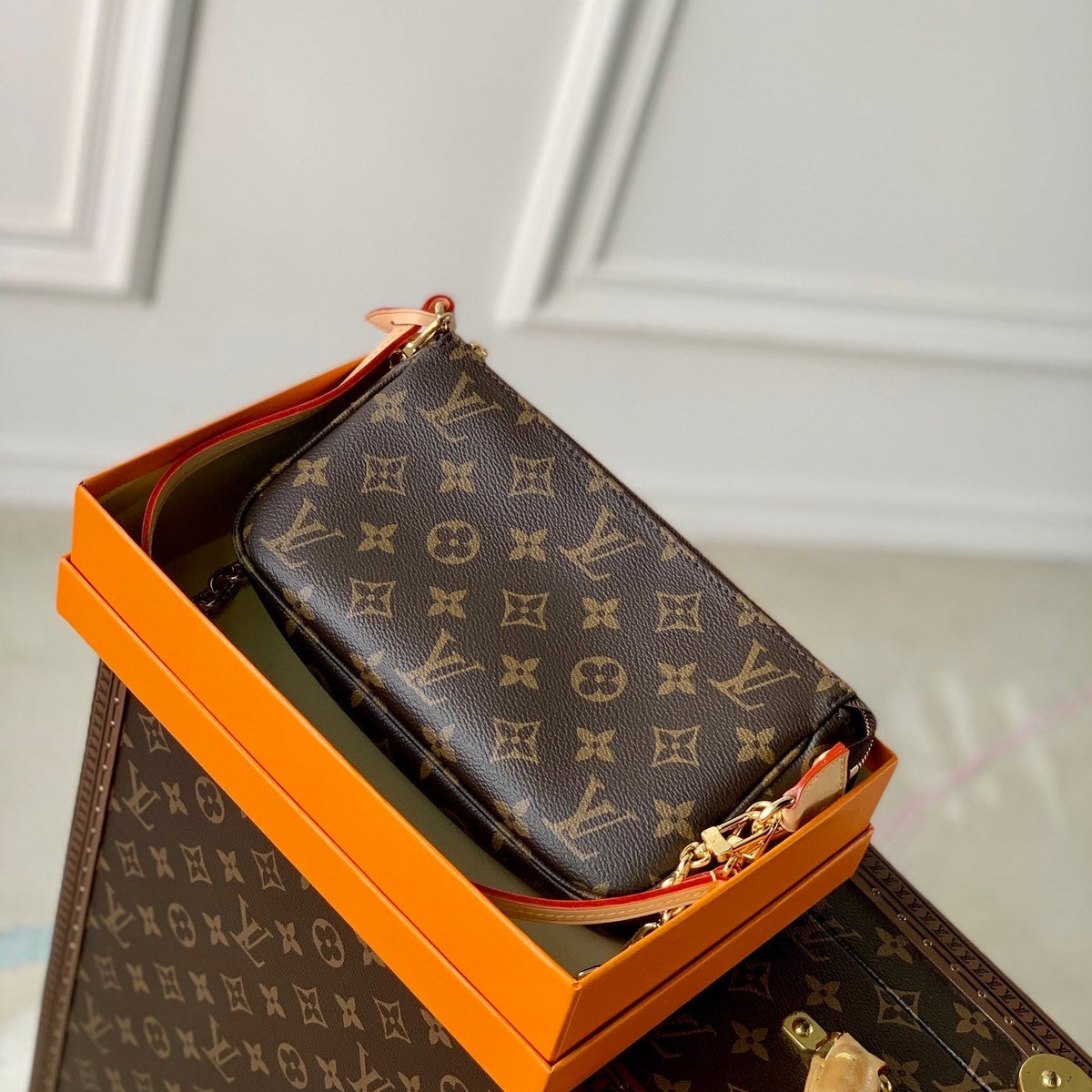 Louis Vuitton Accessories- Louis Vuitton Lou Pochette Accessories Premium Everyday Designer Accessory