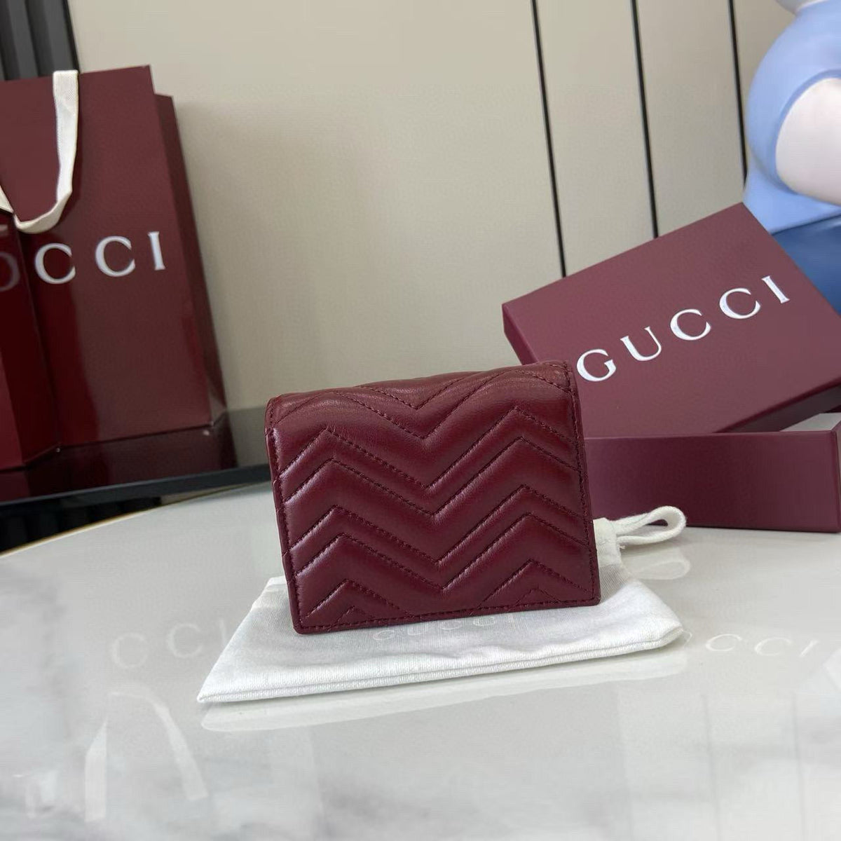 Gucci Wallets- Gucci Marmont Small Wallet Elegant Everyday Leather Wallet
