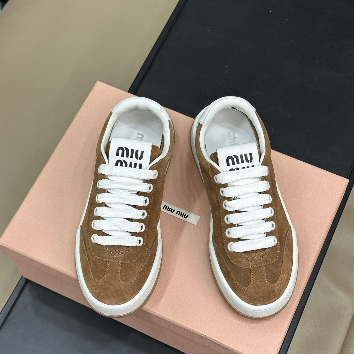 Shoes- Miu M Trainers Luxury Lifestyle Designer Footwear