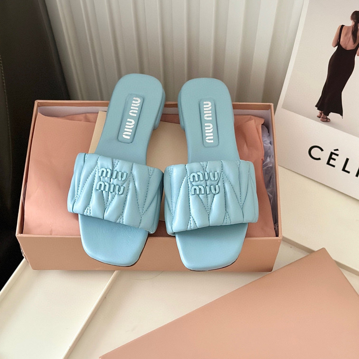 Shoes- Miu M Sandals Comfortable Everyday Designer Shoes
