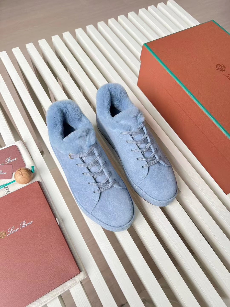 Shoes- Loro P Fur Nuages Sneakers Luxury Lifestyle Designer Footwear