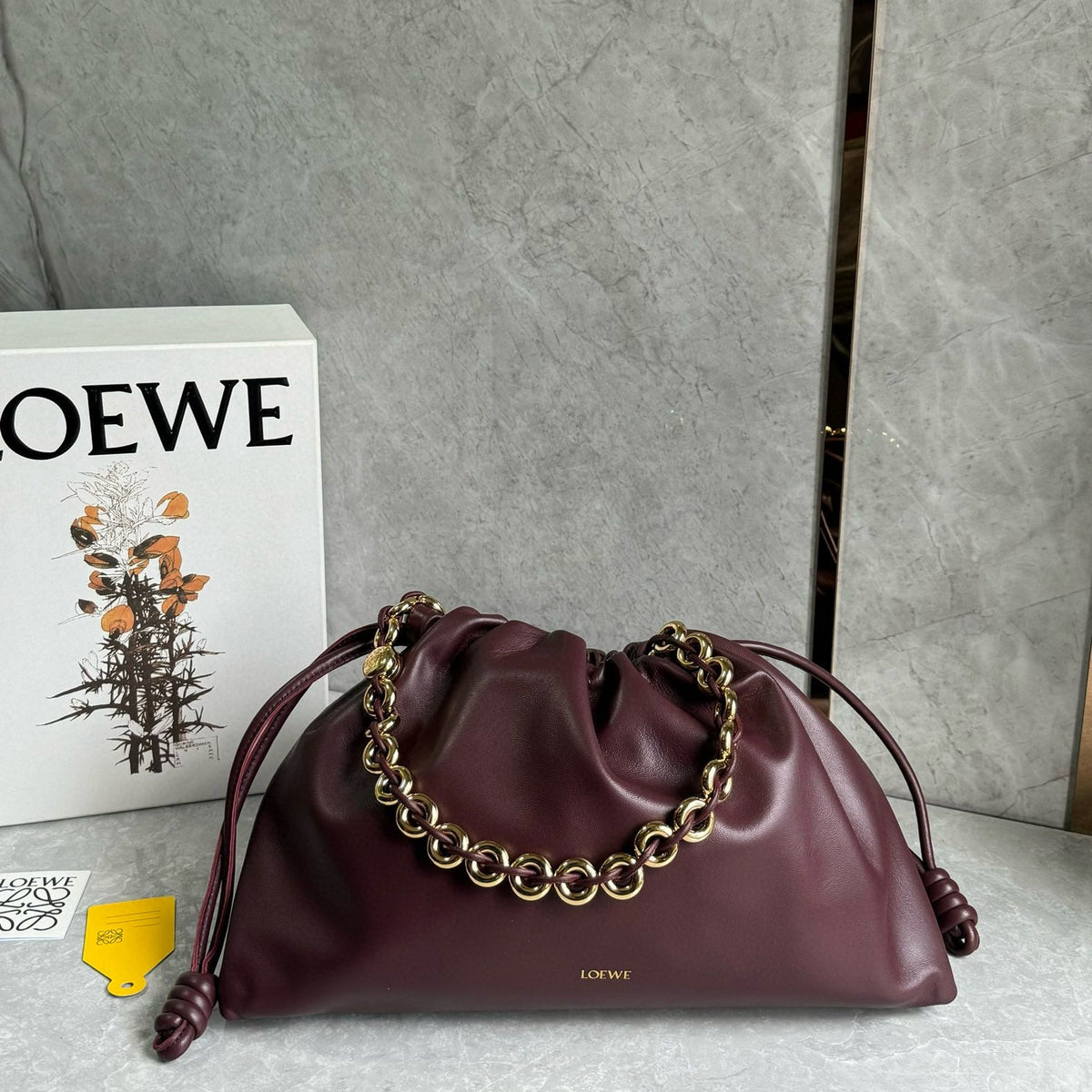 Bags- Loew Large Flamenco Bag Luxury Designer Leather Handbag