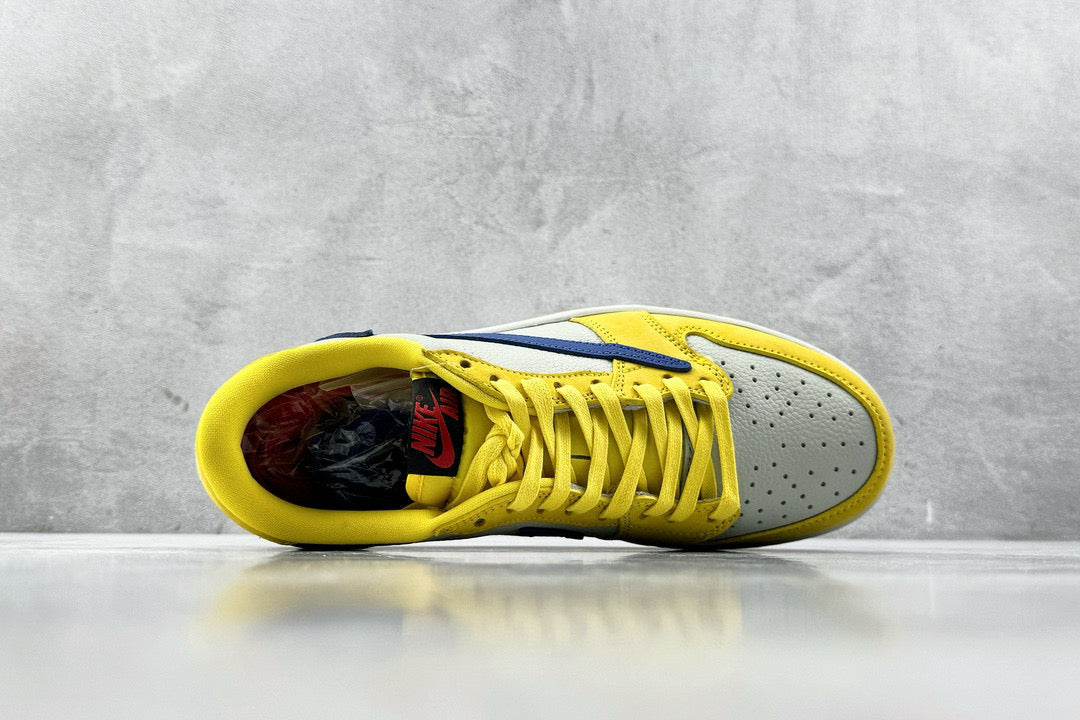 Jordan Shoes- Jordan Travis S x Jordan 1 Low Luxury Lifestyle Designer Footwear