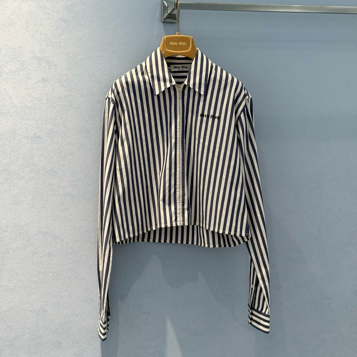 Tops- Miu M Shirt Elegant Everyday Designer Top