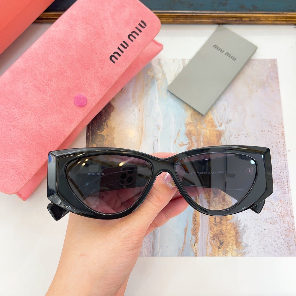 Sunglasses- Miu M Sunglasses Luxury Designer UV Sunglasses