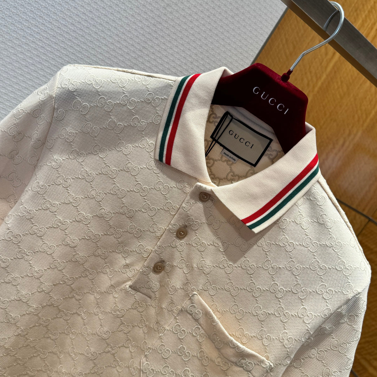 Gucci Polo Shirts- Gucci Polo Shirt Classic Designer Cotton Polo Shirt