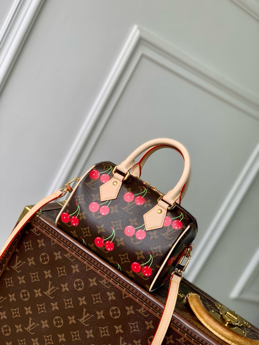 Louis Vuitton Bags- Louis Vuitton Lou x Murakami Speedy 20 Bag Elegant Everyday Designer Handbag