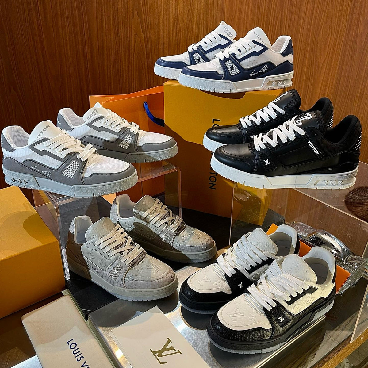 Louis Vuitton Shoes- Louis Vuitton Lou Trainers Luxury Lifestyle Designer Footwear