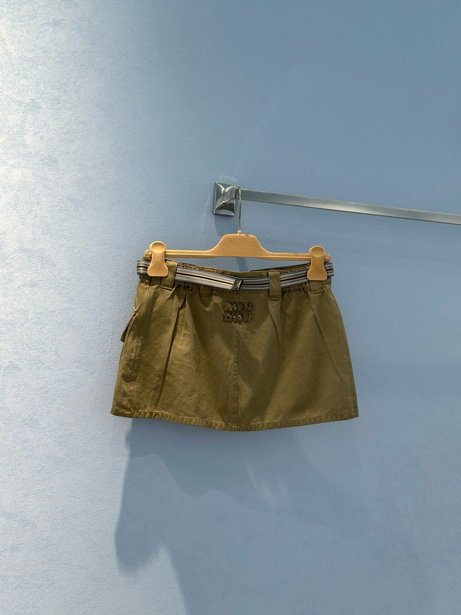 Skirts- Miu M Skirt Elegant Designer Casual Skirt