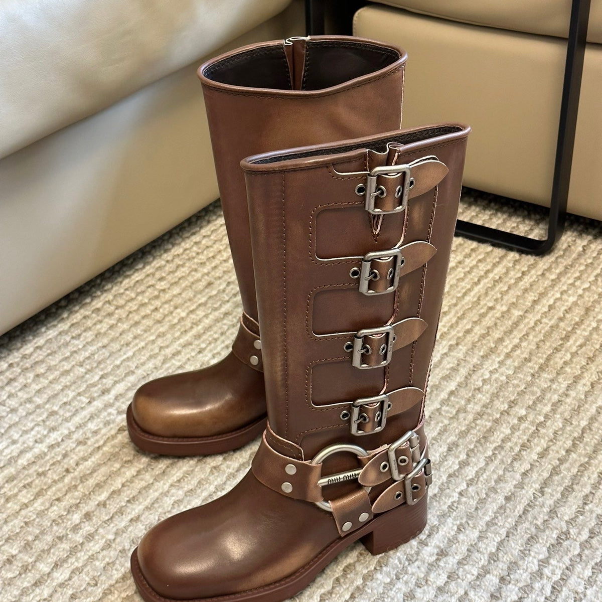 Shoes? Miu M Boots Luxury Lifestyle Designer Footwear