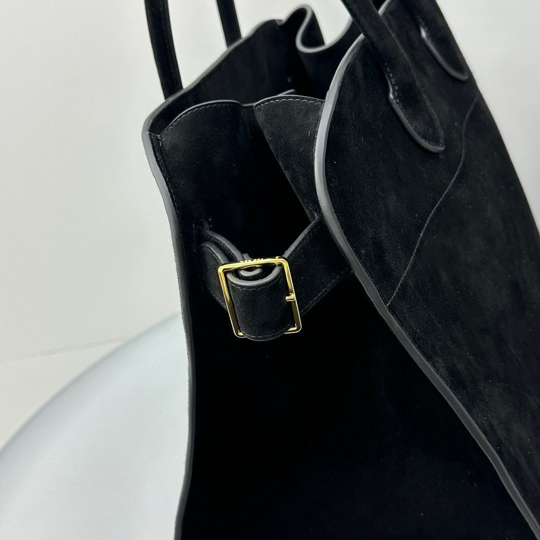 The Row Bags- The Row Margaux 17 Bag Luxury Designer Leather Handbag