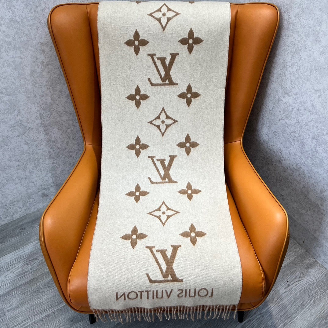 Louis Vuitton Scarves- Louis Vuitton Lou Scarf Elegant Everyday Designer Scarf