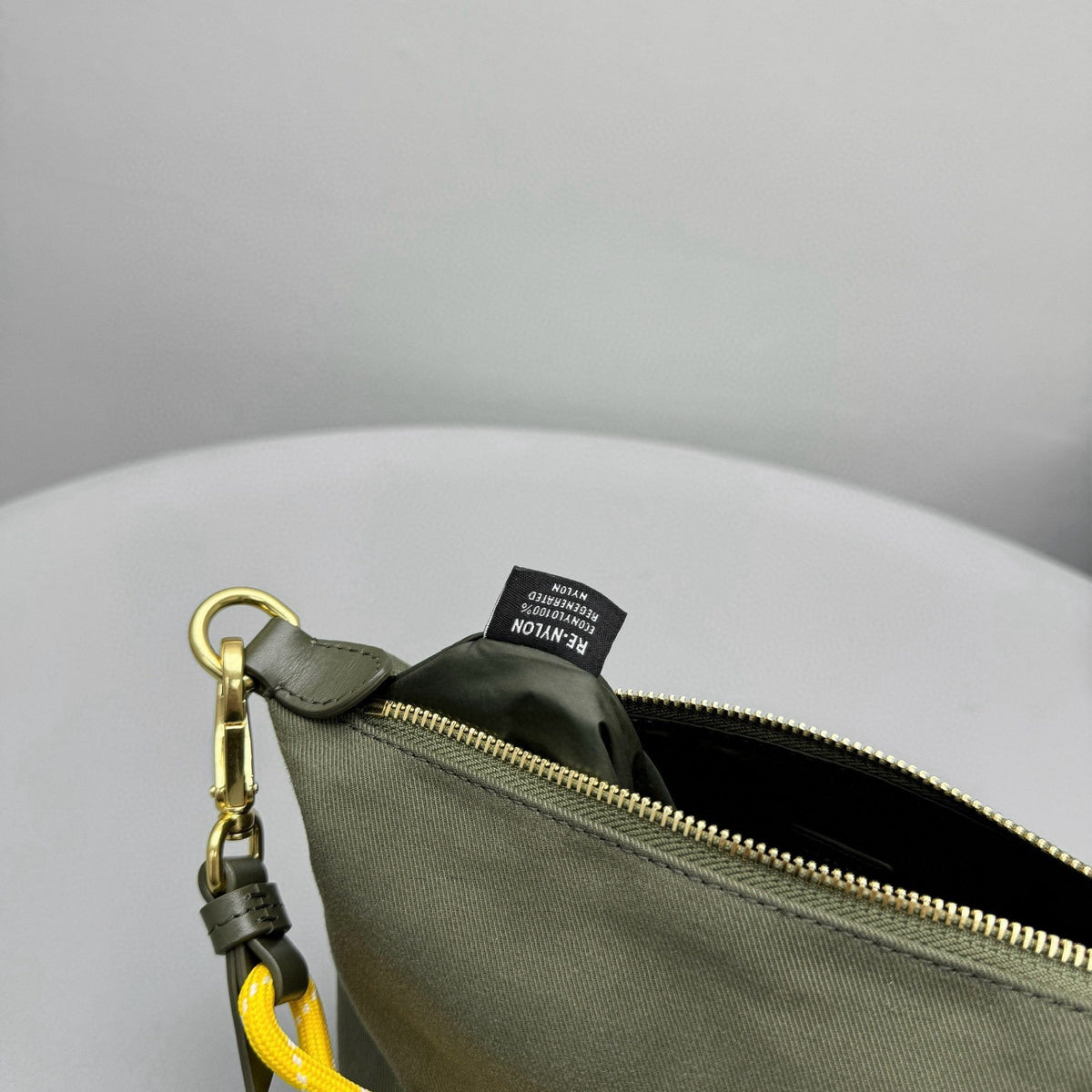 Bags- Miu M Gabardine Pouch Luxury Designer Leather Handbag