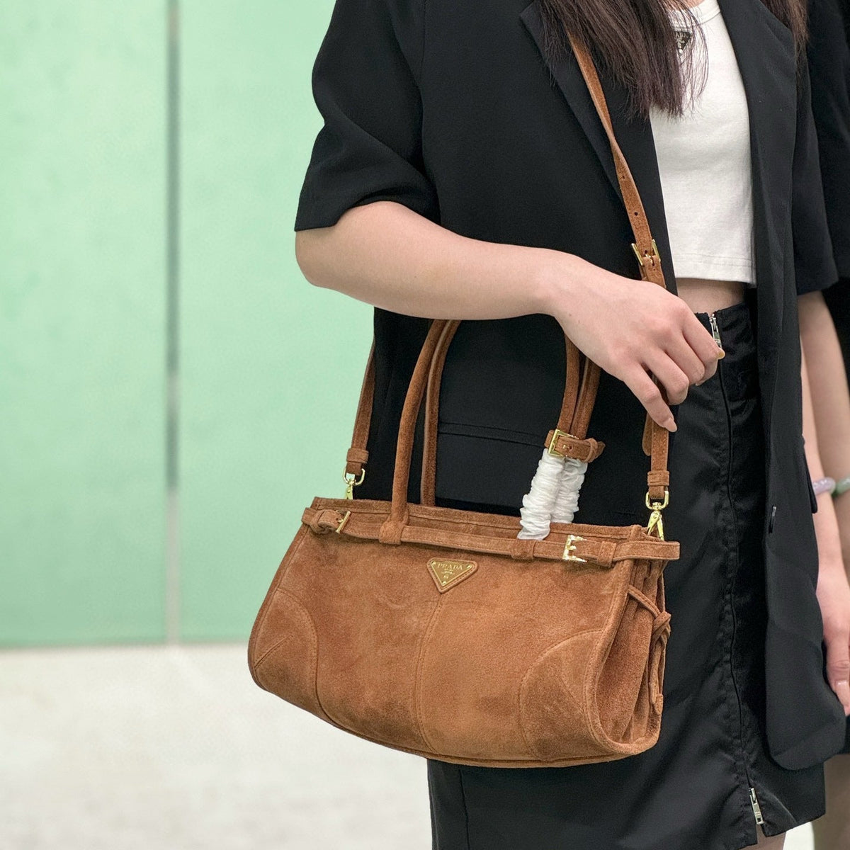 Bags- Pd Medium Leather Handbag Luxury Designer Leather Handbag