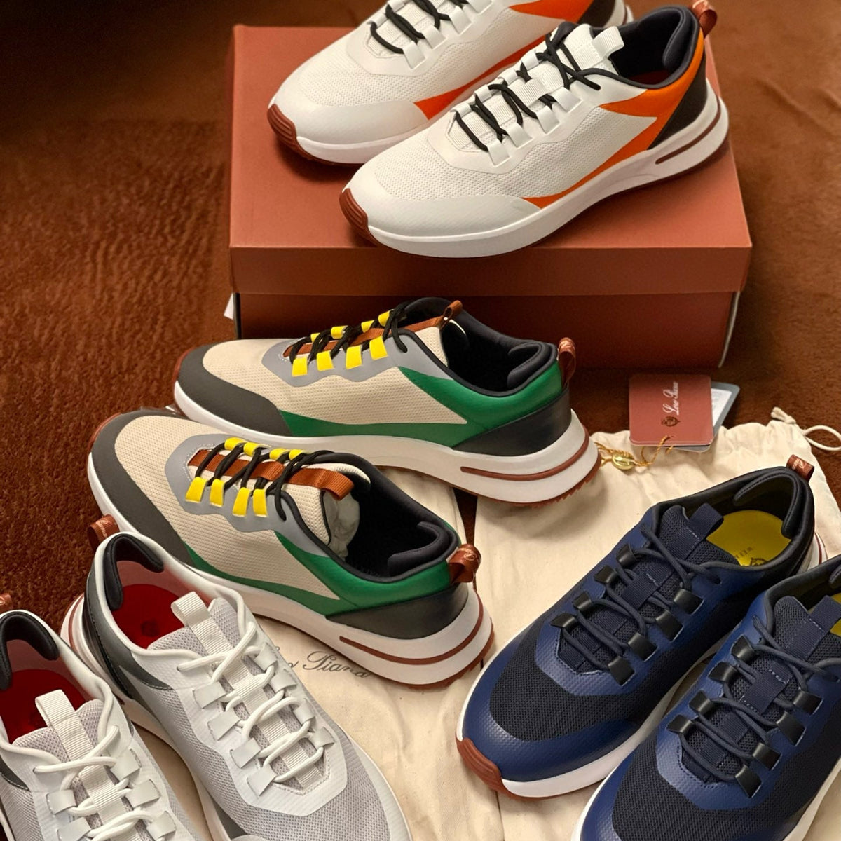 Shoes- Loro P Weekend Walk Trainers Luxury Lifestyle Designer Footwear