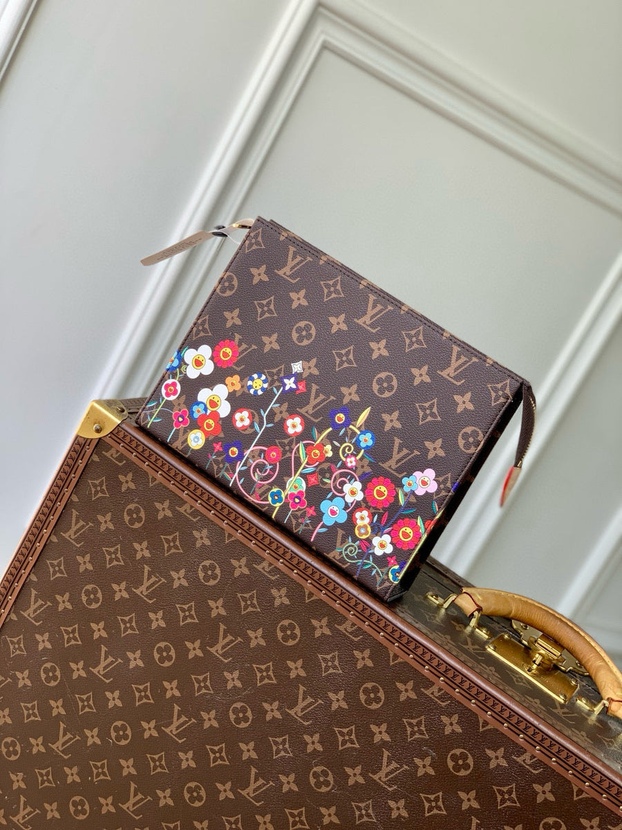 Louis Vuitton Bags- Louis Vuitton Lou x Murakami Toiletry Pouch Premium Designer Shoulder Bag