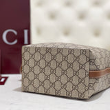 Front view of Gucci Emblem Mini Bucket Bag premium bucket bag