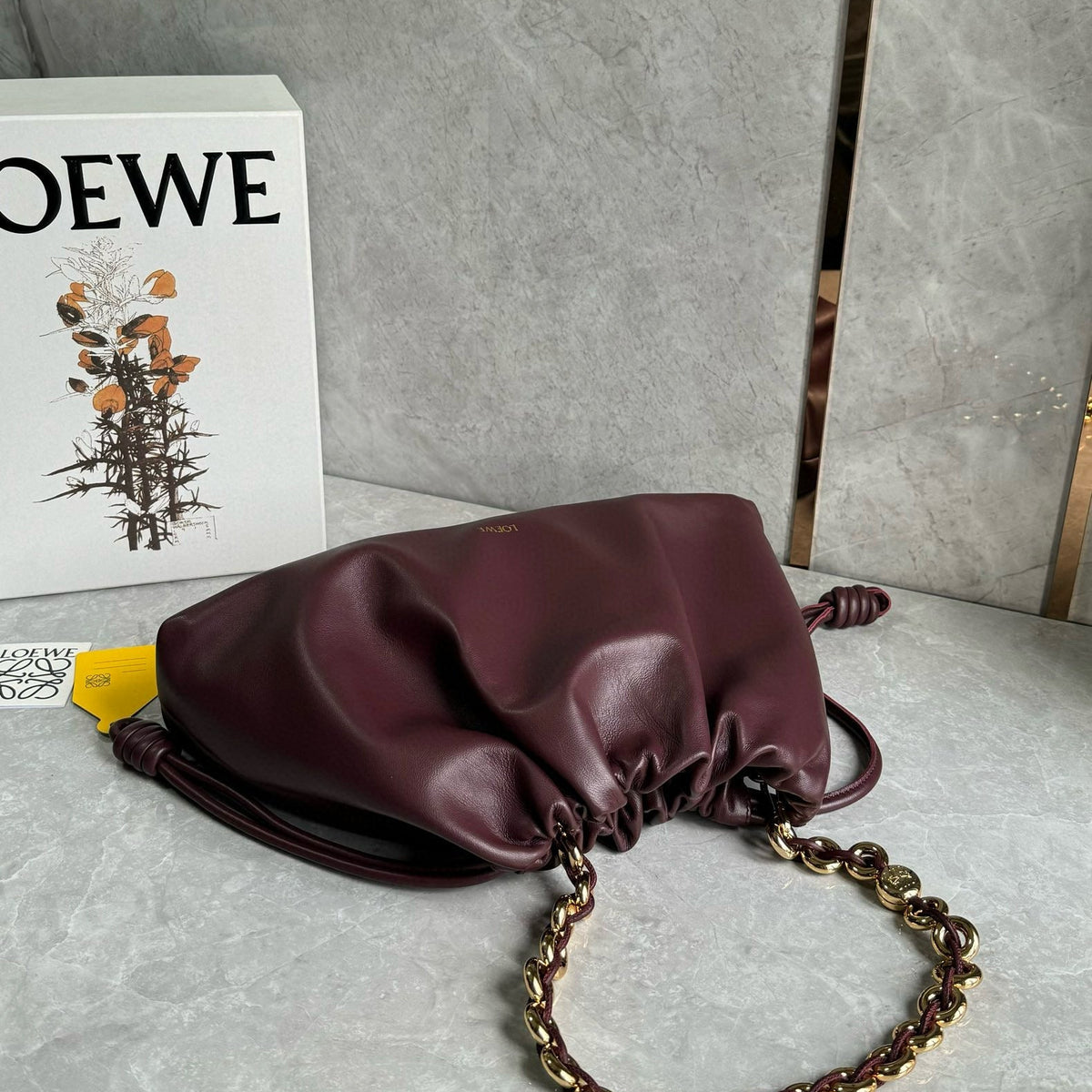 Bags- Loew Large Flamenco Bag Luxury Designer Leather Handbag