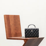 Front view of Chanel Small Box Chain Bag premium bag