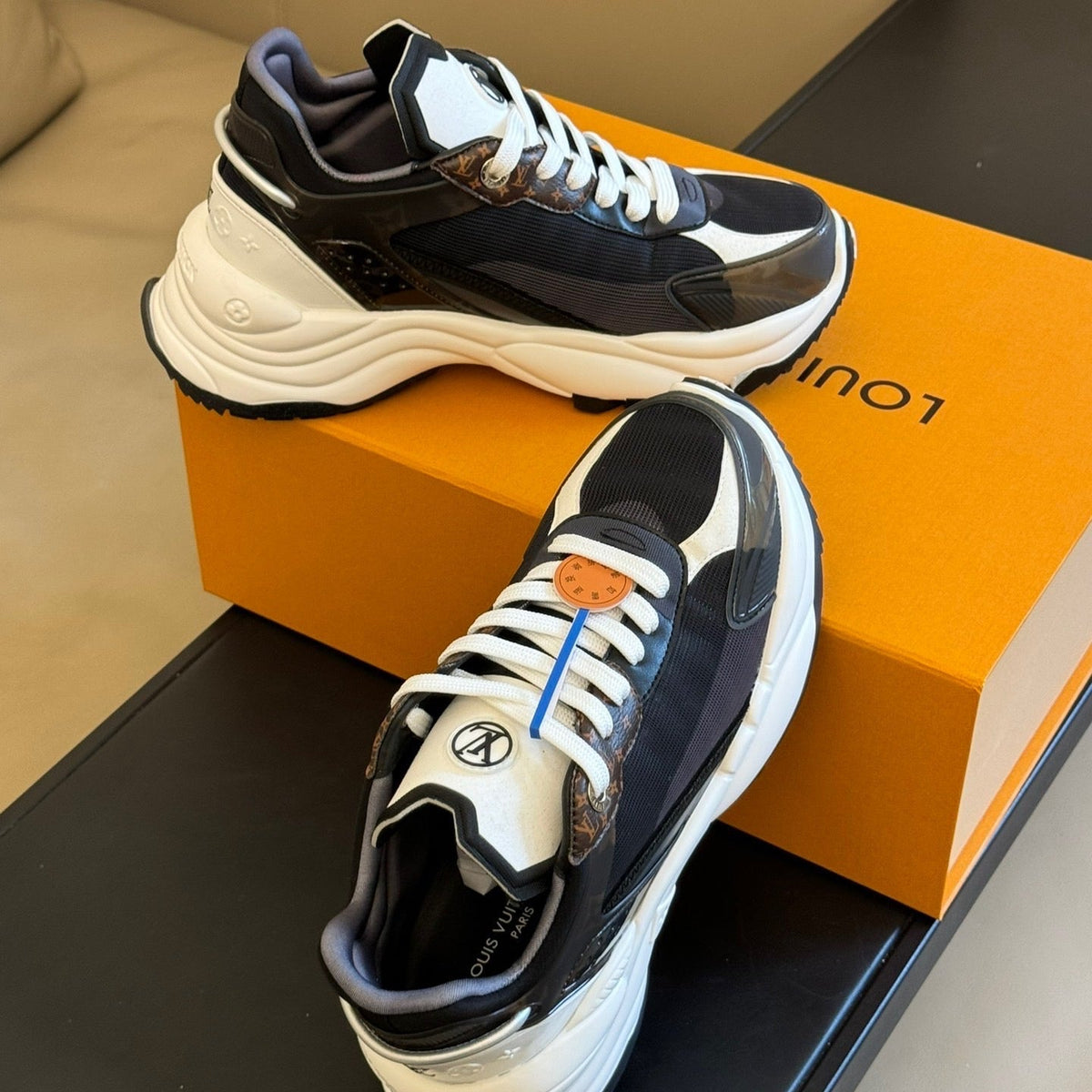Louis Vuitton Shoes- Louis Vuitton Lou Run 55 Trainers Luxury Lifestyle Designer Footwear