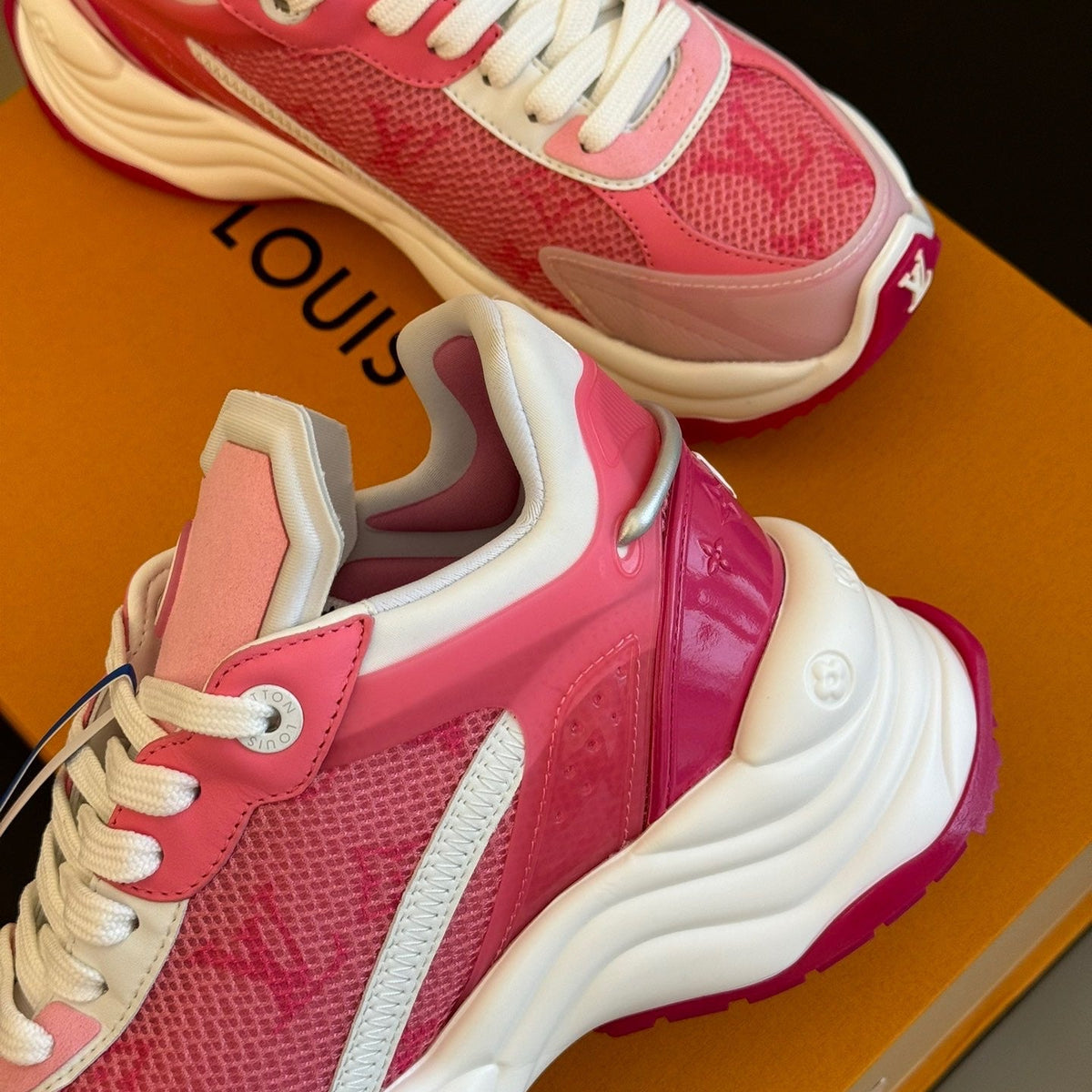 Louis Vuitton Shoes- Louis Vuitton Lou Run 55 Trainers Comfortable Everyday Designer Shoes