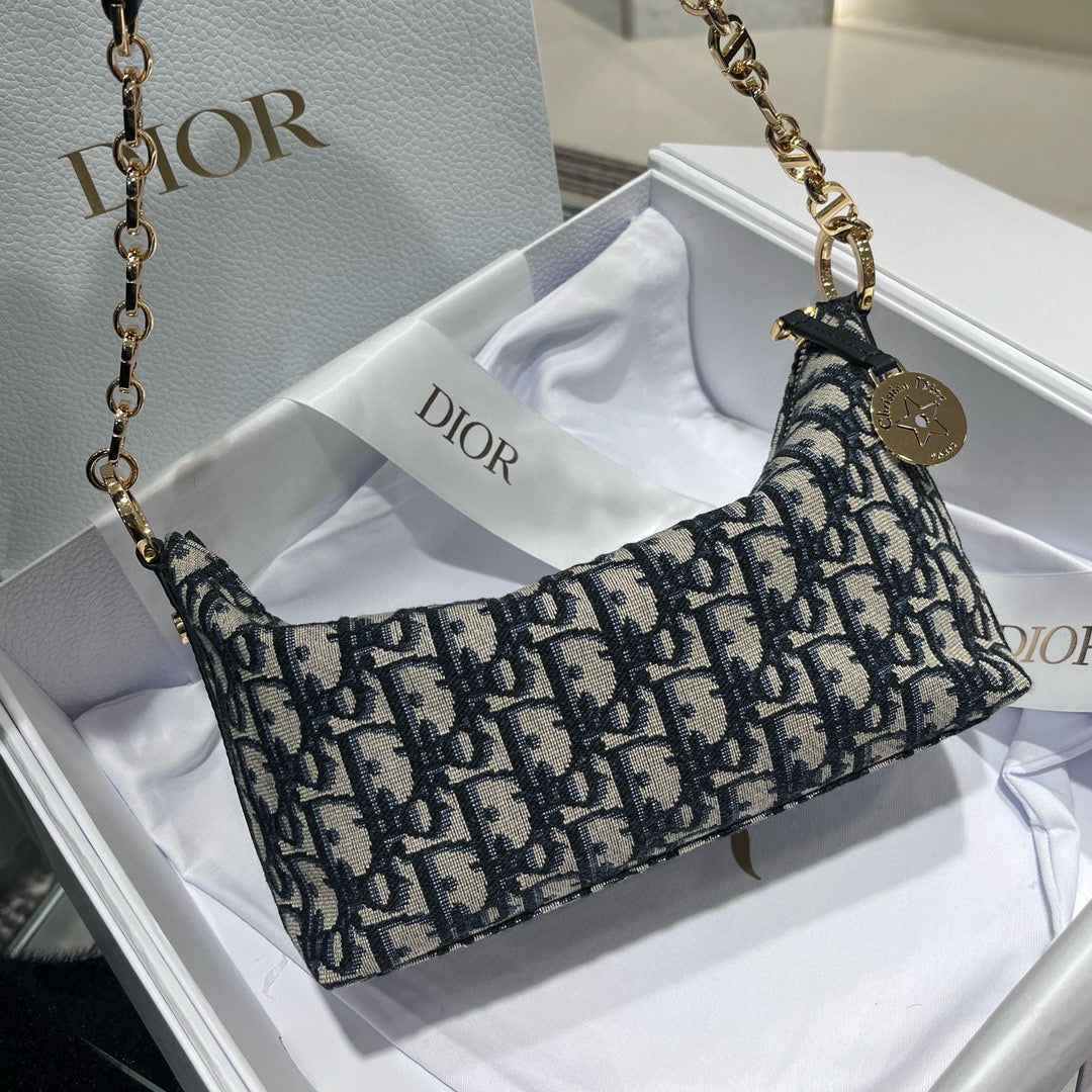 Christian Dior Diorstar Hobo Bag detail shot – authentic designer craftsmanship