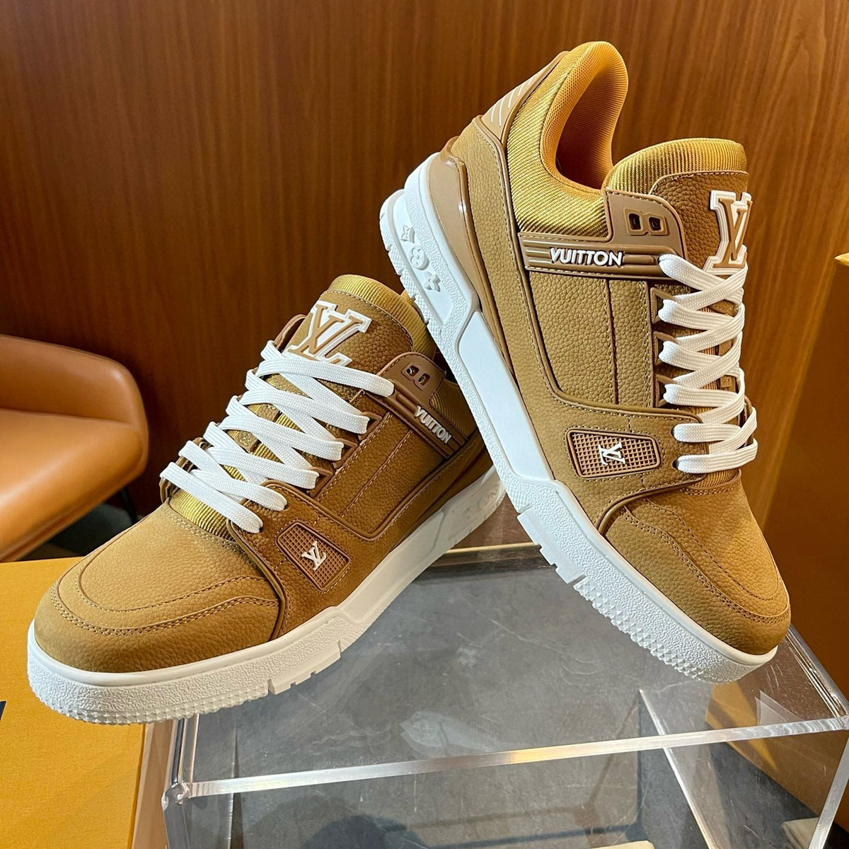 Louis Vuitton Shoes- Louis Vuitton Lou Trainers Comfortable Everyday Designer Shoes