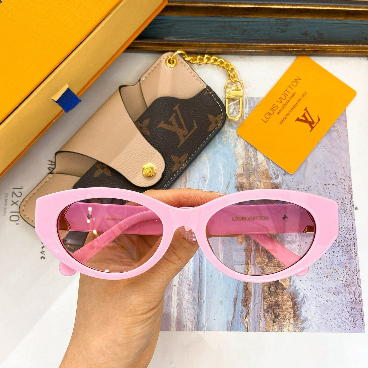 Louis Vuitton Sunglasses- Louis Vuitton Lou Sunglasses Luxury Designer UV Sunglasses