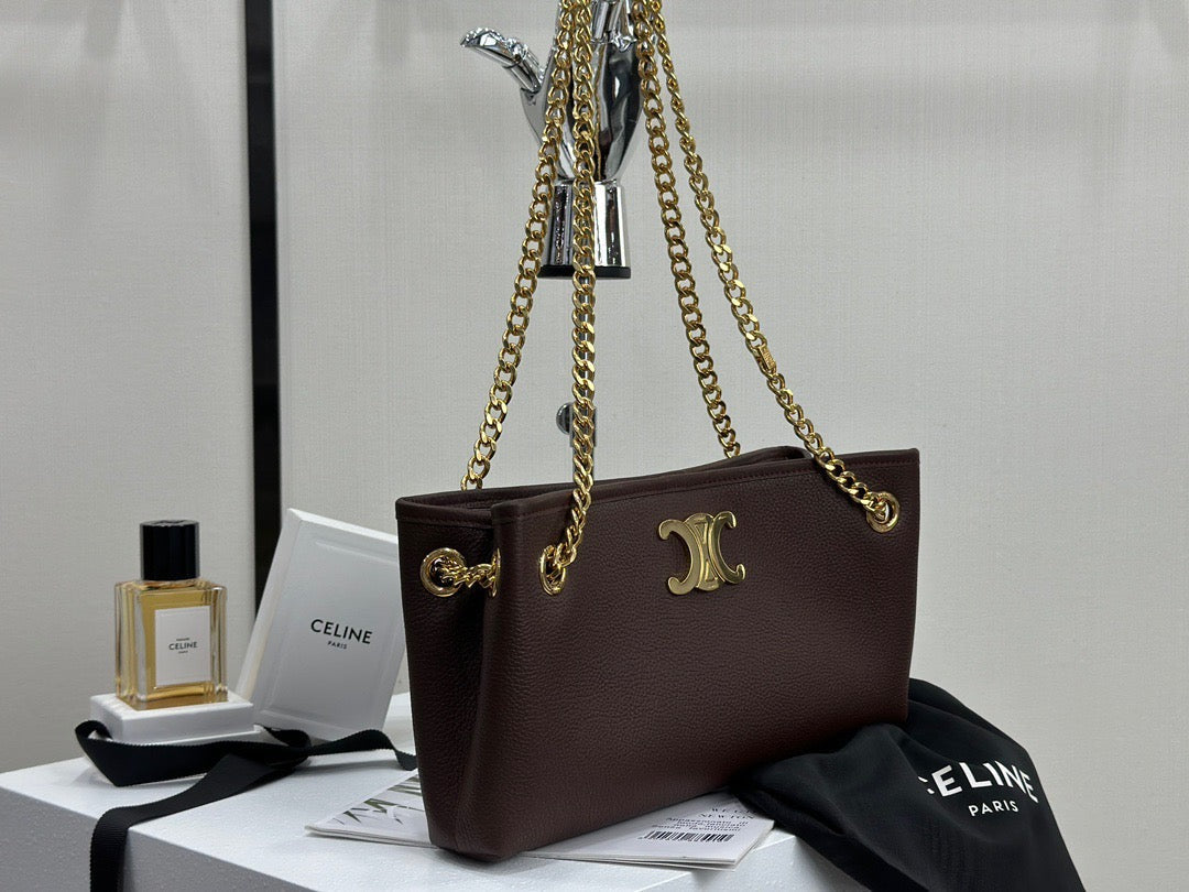 Bags- Cel Medium Newspaper Bag Elegant Everyday Designer Handbag