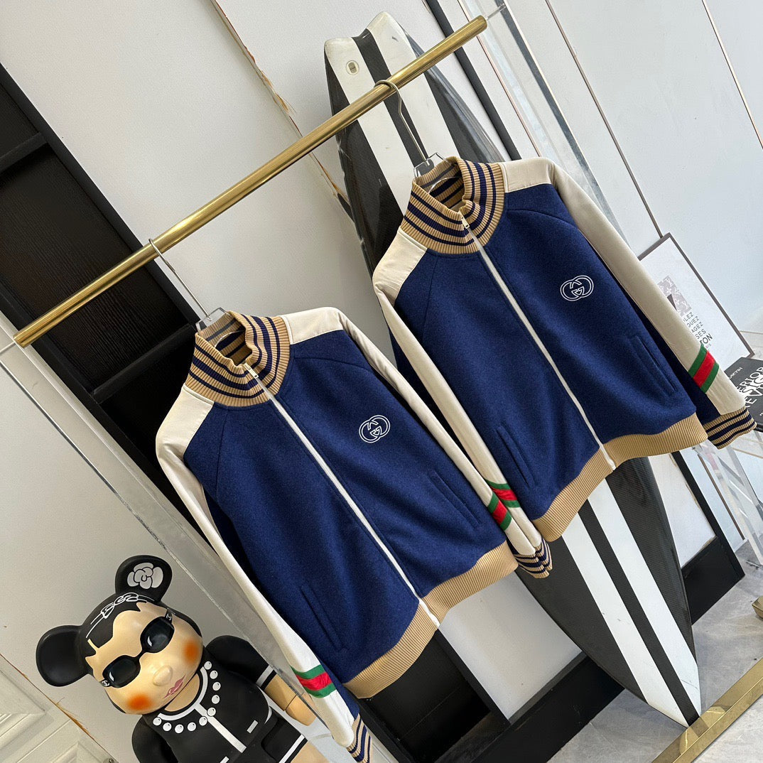 Gucci Jackets- Gucci Zip Bomber Premium Casual Designer Jacket