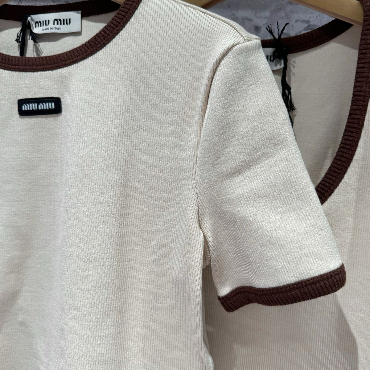 Tops- Miu M Top Premium Designer Casual Top