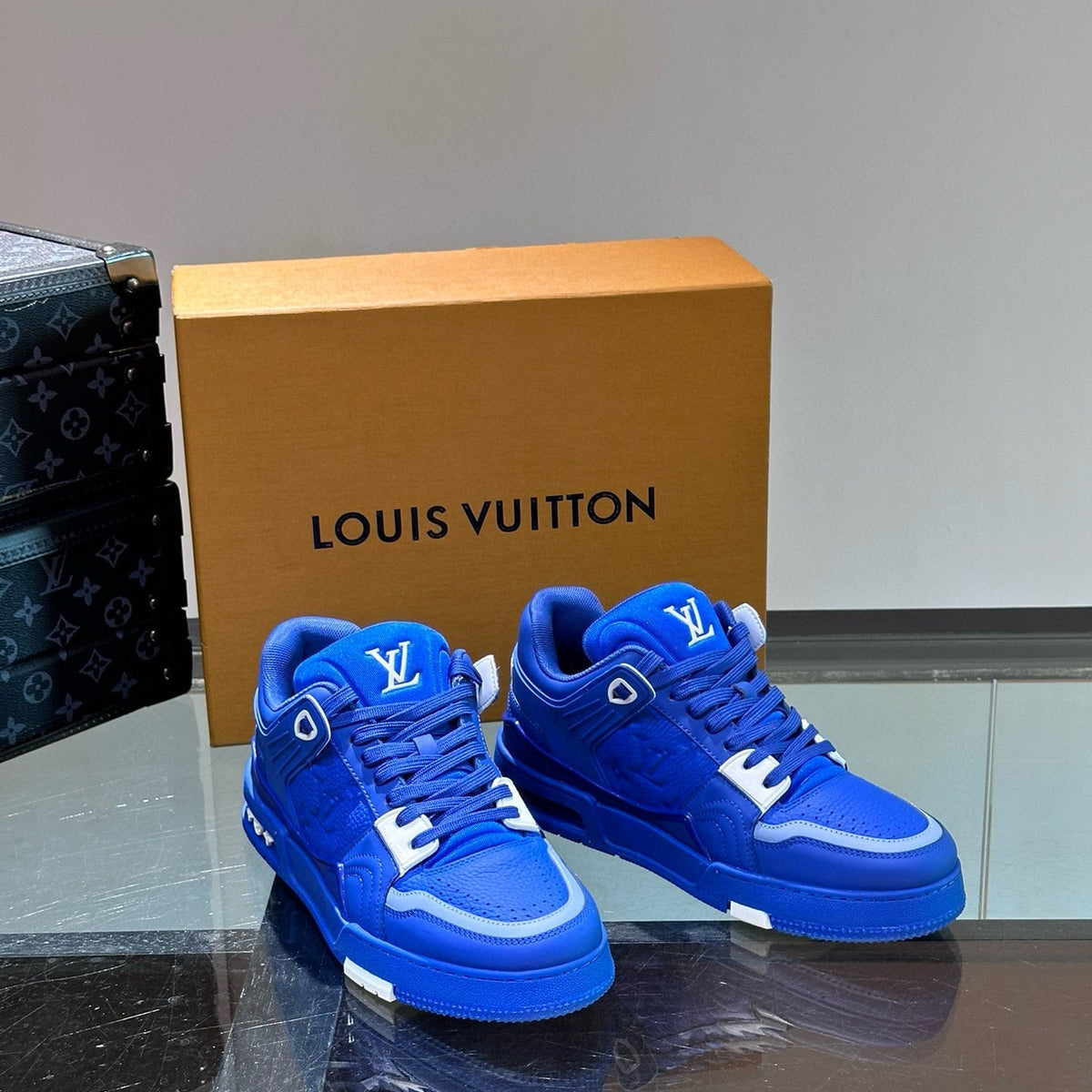 Louis Vuitton Shoes- Louis Vuitton Lou Trainers Comfortable Everyday Designer Shoes