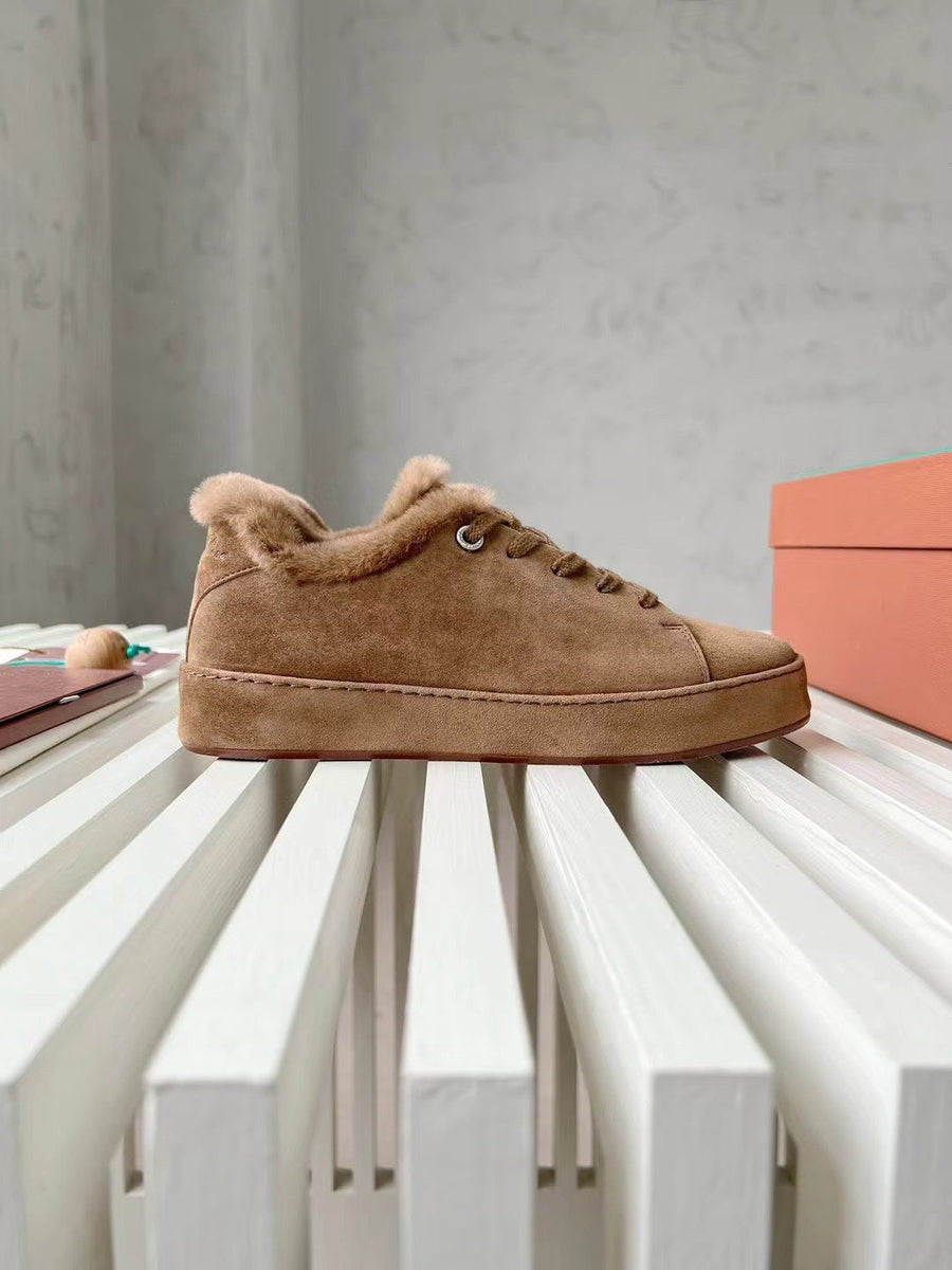 Shoes- Loro P Fur Nuages Sneakers Premium Designer Casual Shoes