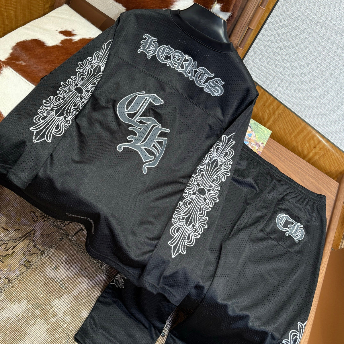 T-Shirts? Chrome H Long Tee Casual Everyday Designer Tee
