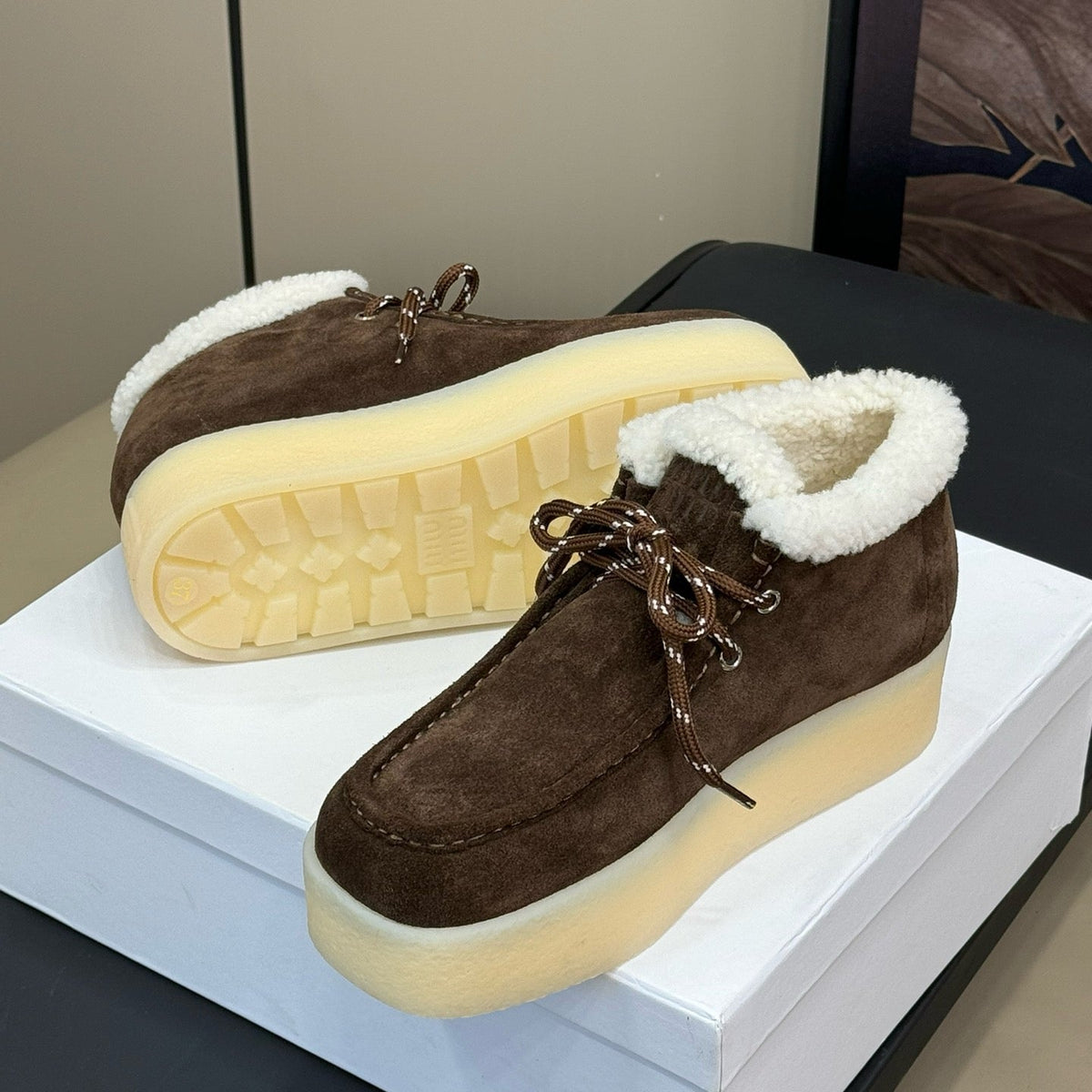 Shoes- Miu M Boots Luxury Lifestyle Designer Footwear