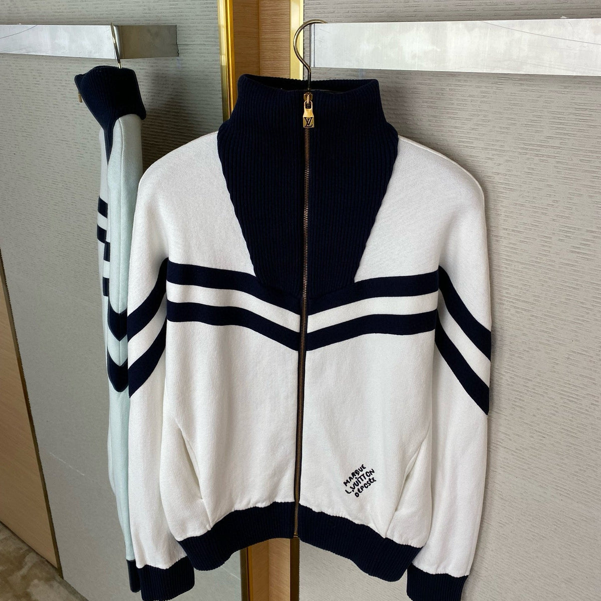 Louis Vuitton Sweaters- Louis Vuitton Lou Zip Jumper Premium Casual Designer Knitwear