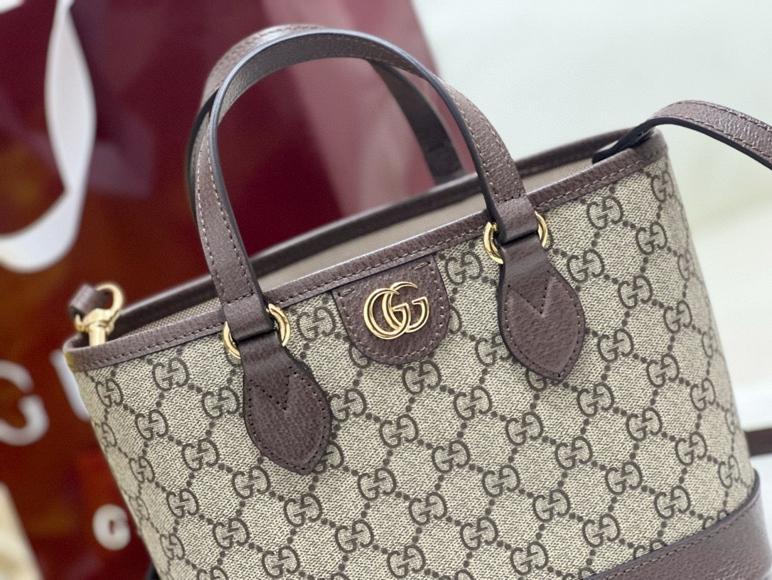 Gucci Bags- Gucci Ophidia Mini Tote Bag Elegant Everyday Designer Handbag