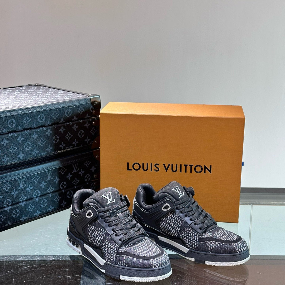 Louis Vuitton Shoes- Louis Vuitton Lou Trainers Premium Designer Casual Shoes