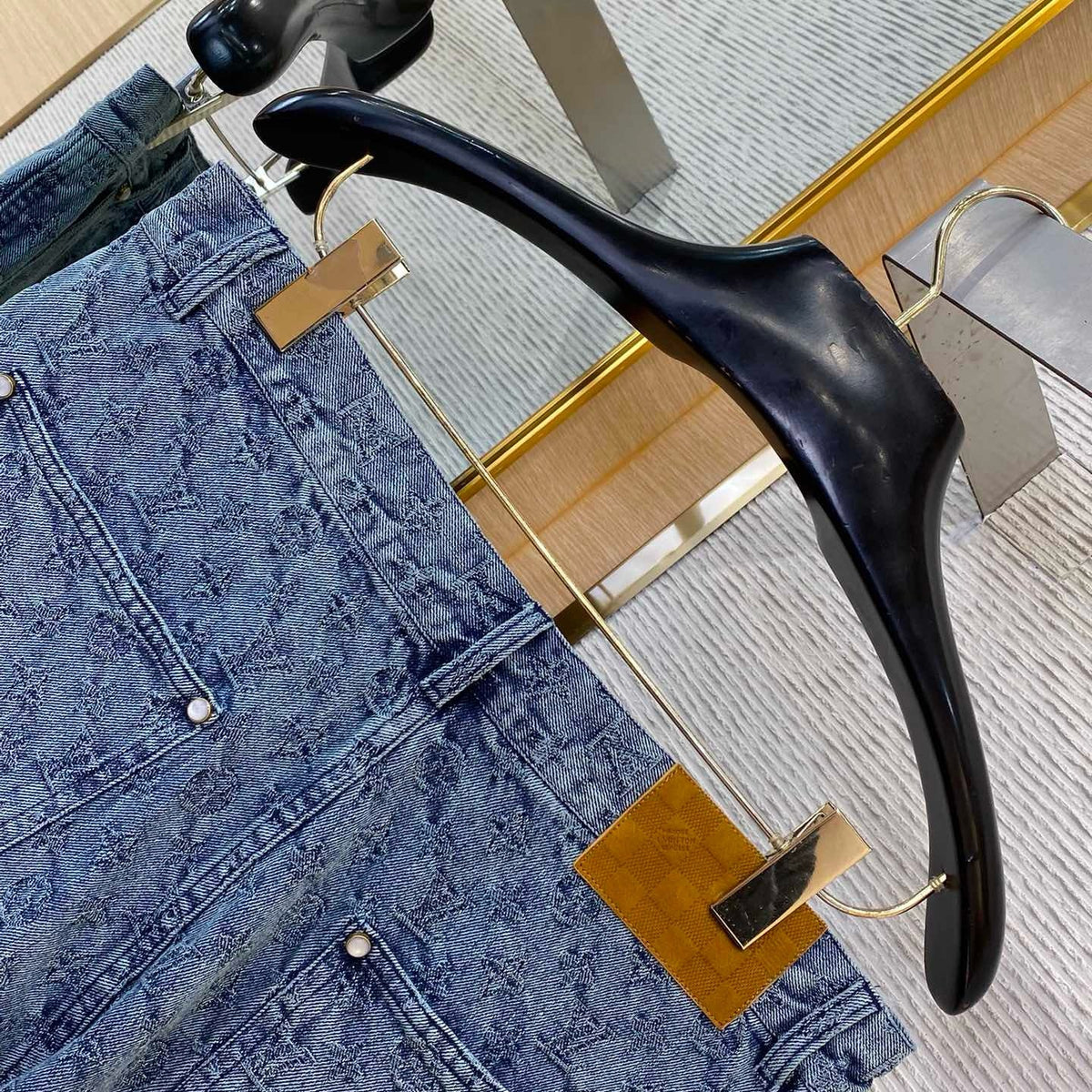 Louis Vuitton Jeans- Louis Vuitton Lou Denim Shorts Premium Designer Denim Jeans