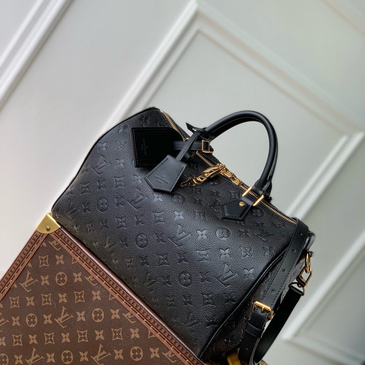 Louis Vuitton Bags- Louis Vuitton Lou Speedy Soft 30 Bag Luxury Designer Leather Handbag