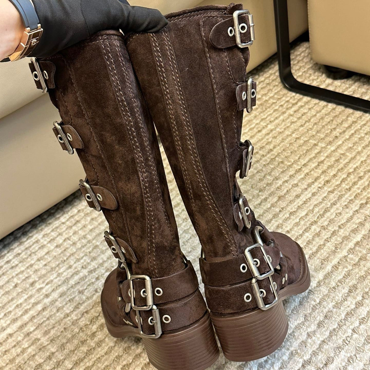 Shoes? Miu M Boots Premium Designer Casual Shoes