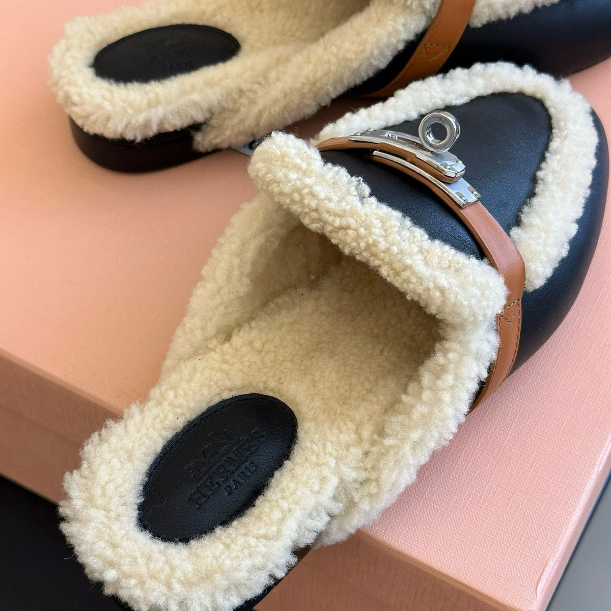 Accessories- Herm Kelly Mules Luxury Designer Fashion Accessory