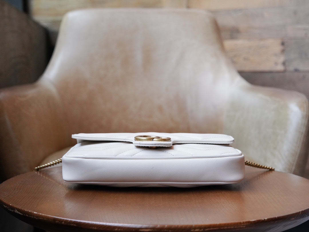 Gucci Bags- Gucci Marmont Mini Bag Luxury Designer Leather Handbag