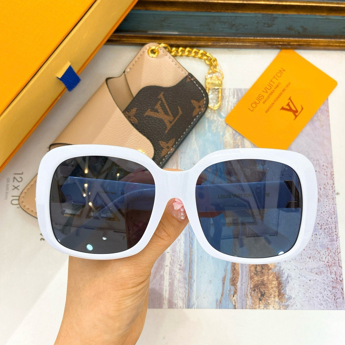 Louis Vuitton Sunglasses- Louis Vuitton Lou Sunglasses Premium Fashion Designer Sunglasses
