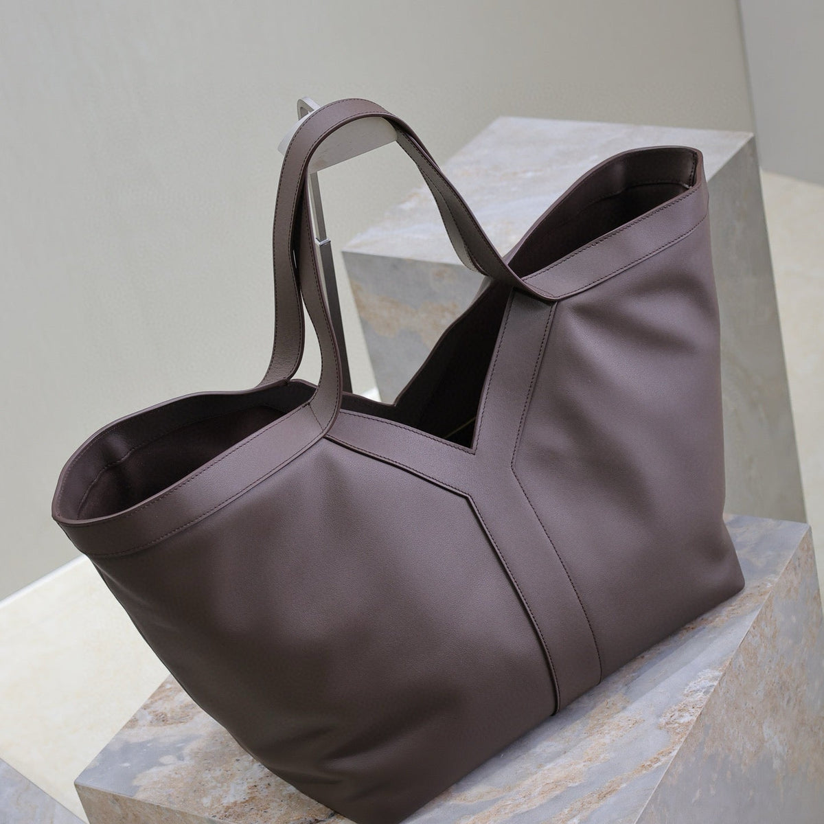 Saint Laurent Bags- Saint Laurent Y Tote In Leather Bag Premium Designer Shoulder Bag
